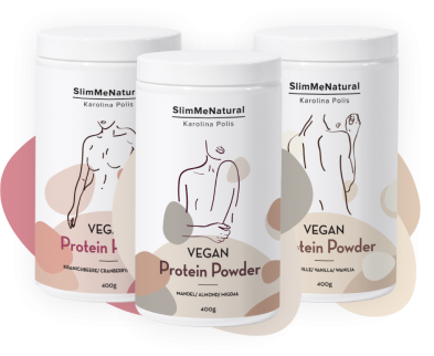 SlimMeNatural Vegan Protein Powder for men